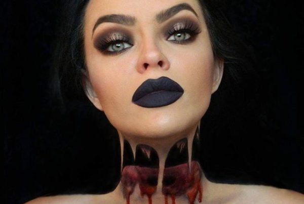 Example of scary halloween makeup ideas