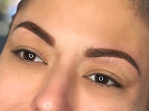 Instagram Brow Look with Microshading