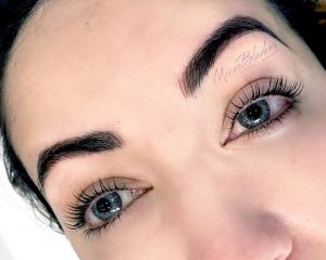 Microbladed Brows Look with Lash Lifting
