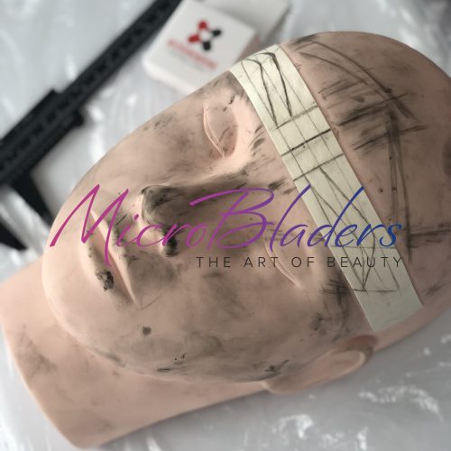 Microblading Certification Training Practice Head at MicroBladers Las Vegas