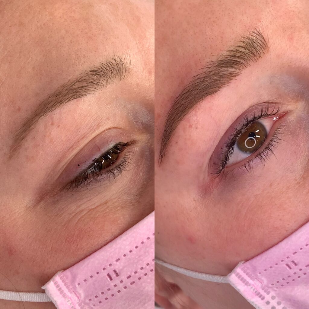 Image from a Microblading course